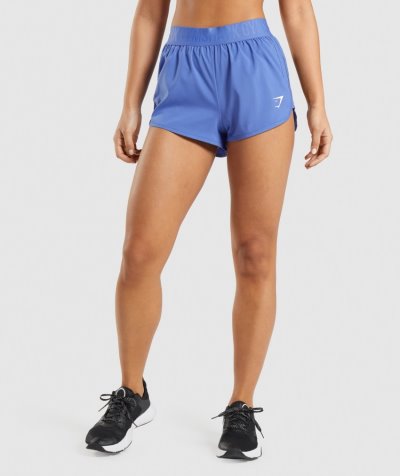 Blue Women's Gymshark Training Loose Fit Shorts | CA5792-078