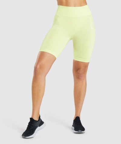 Light Green Women's Gymshark Flex Cycling Shorts | CA0816-656