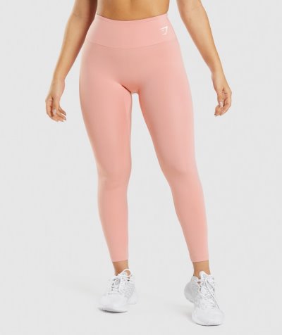 Pink Women's Gymshark Training Leggings | CA5587-377