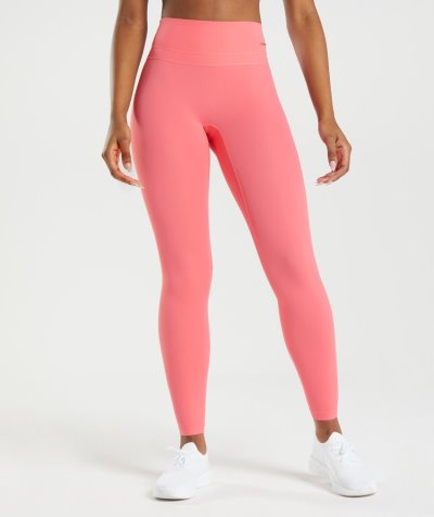 Pink Women's Gymshark Whitney High Rise Leggings | CA4150-975