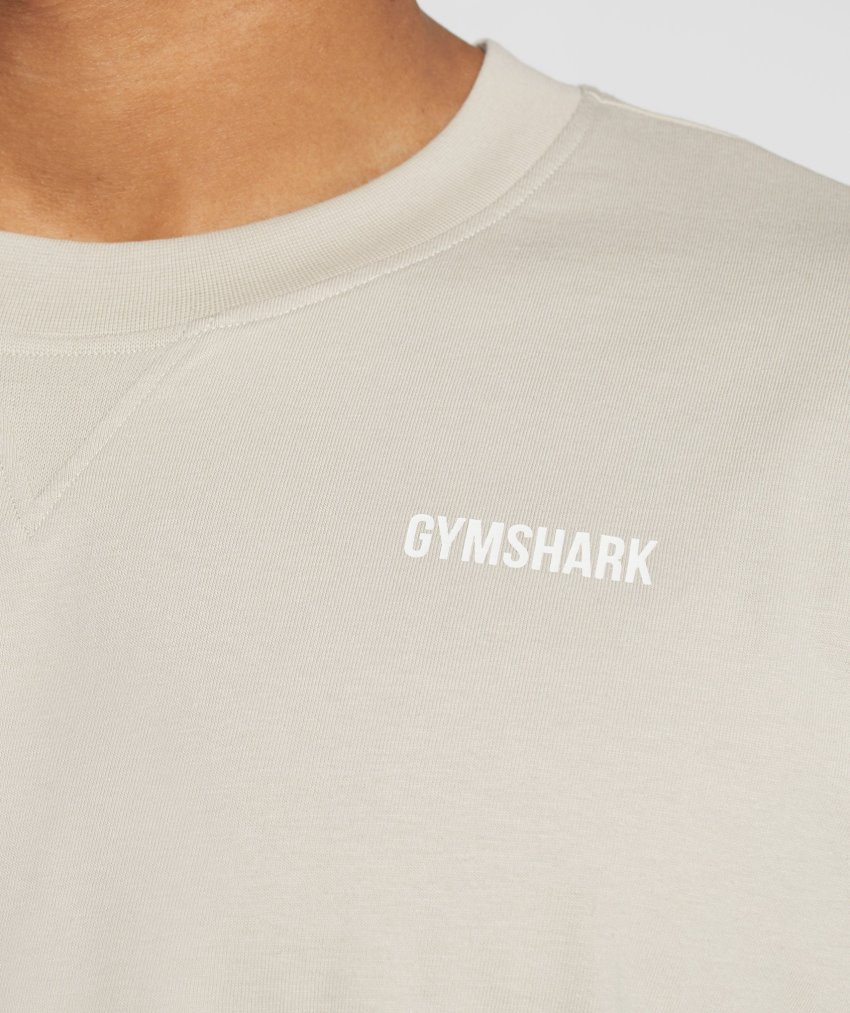 Grey Men's Gymshark Rest Day Sweats T Shirts | CA2396-991