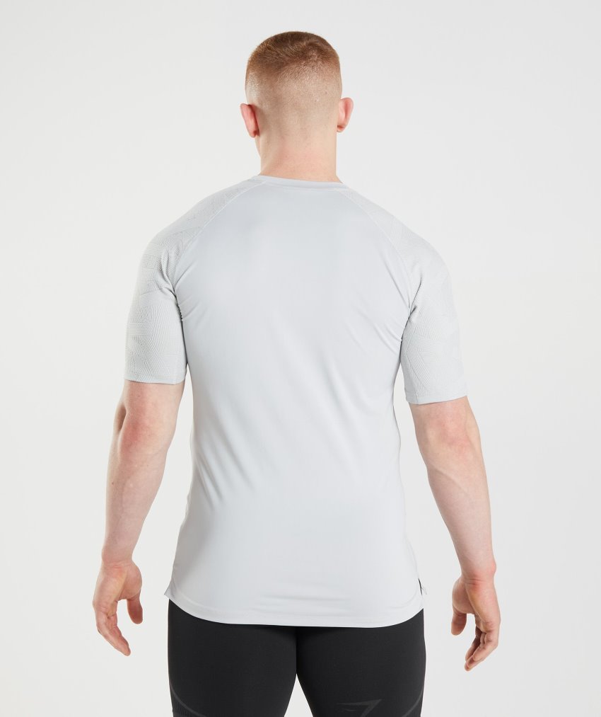 Light Grey Men's Gymshark 315 T Shirts | CA8746-796